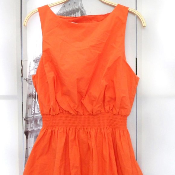 NWT$398 Trina Turk Sought After High-Low Poplin Dress A-Line Bubble Skirt sz L - Picture 14 of 16